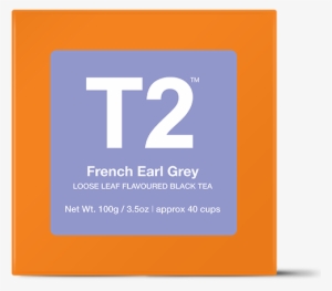 French Earl Grey Loose Leaf Gift Cube - T2 Tea Creme Brulee