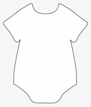 Baby Onesie Template For Baby Shower Invitations - Molde De Body De Bebe