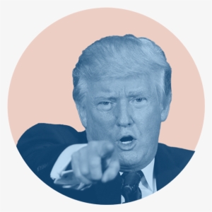 Donald Circle - Trump Trump Round Ornament