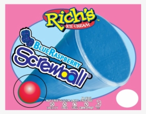 Rich's Blue Raspberry Screwball - Ice Cream