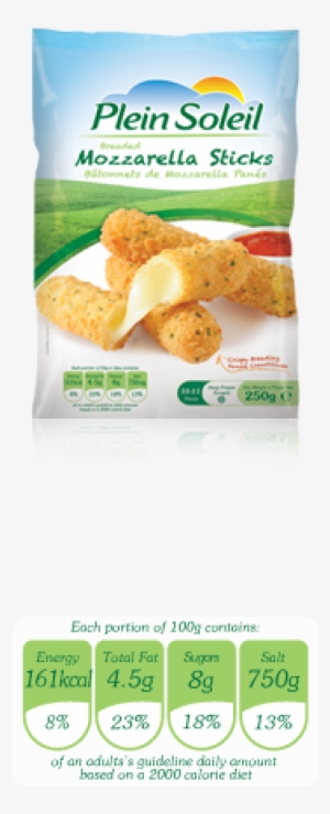 Breaded Mozzarella Sticks - Plein Soleil Mozzarella Sticks