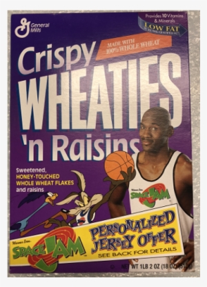 Vintage Wheaties Michael Jordan Space Jam Cereal Box - Mj Space Jam Box Wheaties