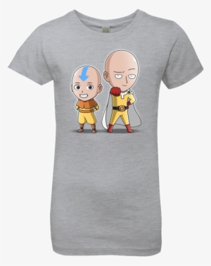 Saitama And Aang Girls Premium T-shirt - T-shirt