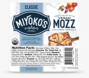 Fresh Vegan Mozzarella - Miyoko's Vegan Mozzarella Cheese