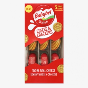 Babybel® Original Cheese & Crackers - Mini Babybel Cheese & Crackers