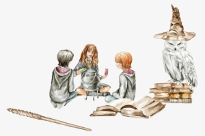 Harry Potter - Watercolor Painting
