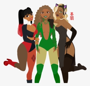 The Holy Trinity As The Gotham City Sirens By Dashurie - Gotham City Sirens Animated