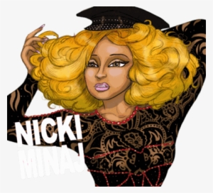 Nicki Minaj Cartoon Psd89645 - Nikie Menaj Cartoon