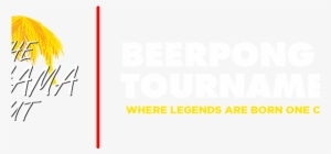 Beer Pong Bahama Hut Clear - Graphic Design