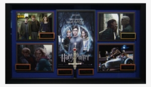 Harry Potter Deathly Hallows Cast Signed Display