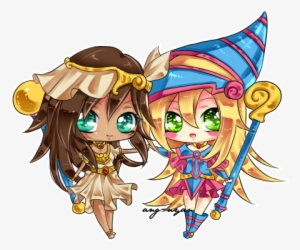 Mana And The Dark Magician Girl By Ang-nyan - Dark Magician Girl And Mana