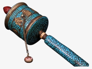 Tibetan Hand Prayer Wheel - Prayer Wheel Png