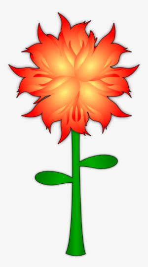 Fire Flower Svg Clip Arts 330 X 593 Px