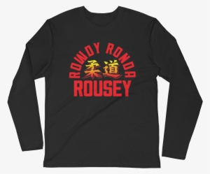 Ronda Rousey "judo" Long Sleeve - Unisex Banjo Tree Thermal (organic/rpet Blend)