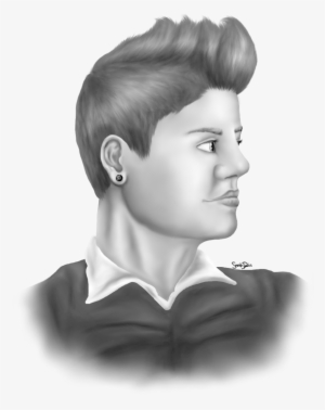Justin Beiber Hair Png - Painting
