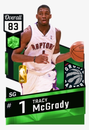 '00 Tracy Mcgrady Emerald Card - Larry Sanders Nba 2k17