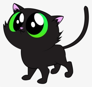 Black Cat Vector By Aquaticneon On Deviantart - Black Cat Cutie Mark ...