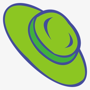 Green, Lady, Woman, Girl, Sun, Cartoon, Free, Hat - School Hat Clip Art