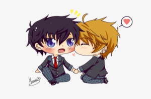 Yaoi Commission By Hanani90 D3f3drf - Anime Chibi Yaoi Png