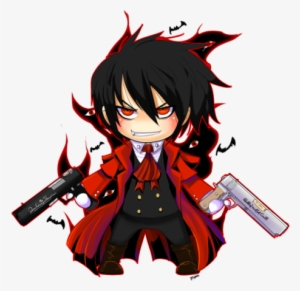Anime Chibi Heart Most Popular Tags For This Image - Hellsing Alucard Chibi