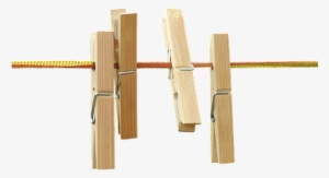 Clothespins, Isolated, Wood, Leash - Clothespin