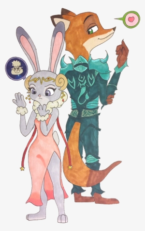 Judy And Aries And Scorpio By Oceansummoner13 - Nick And Judy Wedding