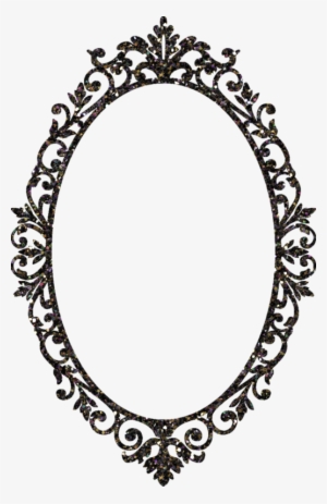 Helly Forever Scroll-frame - Vintage Oval Frame Vector