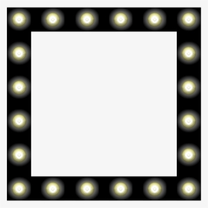 Makeup Mirror Frame - Mirror Lights Png