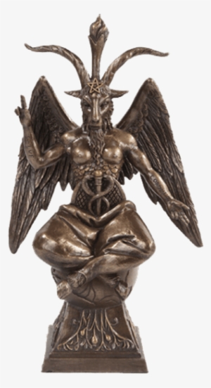 Greek Statue Flying Png Jpg Royalty Free Library - Baphomet Statue