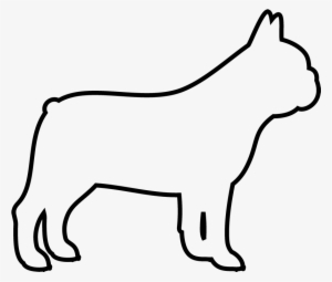 French Bulldog Outline - French Bulldog Face Outline