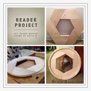 Build Basic Diy Round Mirror Frame By Katie K - Diy Round Window Frame