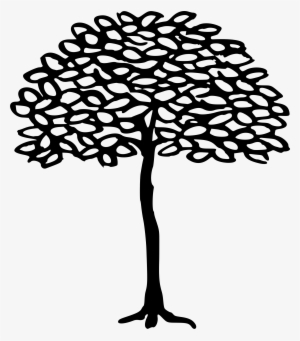 Simple Tree Line Drawing At Getdrawings - Line Art