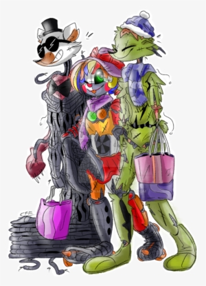 Family Drawing Fnaf - Fnaf 6
