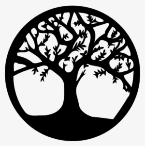 Make The Wallhanging A Circle For Tree Of Life - Tree With Circle Logo