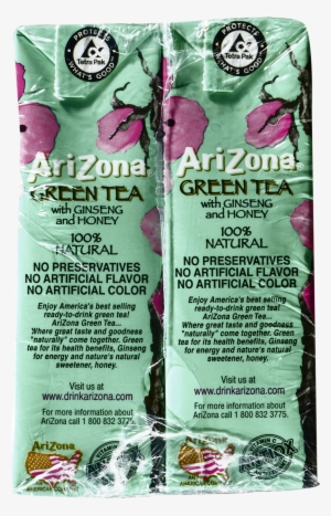 Arizona Green Tea With Ginseng And Honey, - Arizona Green Tea With Ginseng And Honey - 10 Pack,