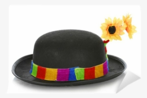 Bowler Hat With Flower