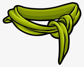 Green Cotton Scarf Clothing Icon Id 3044 - Green Scarf Png