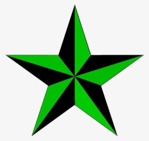 A Little Bit Of Rain - Green Nautical Star