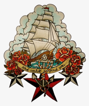 Nautical Star Tattoos Clipart Traditional - Tattoo