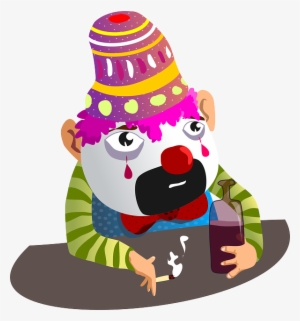 Clown, Sad, Face - Payaso Triste Png