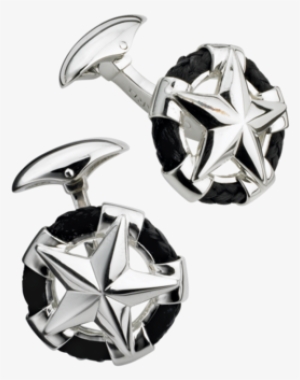 Garrard Silver Nautical Star Cufflinks - Earrings