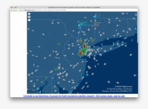 When A Thunderstorm Appears Right On Top Of An Airport - Map