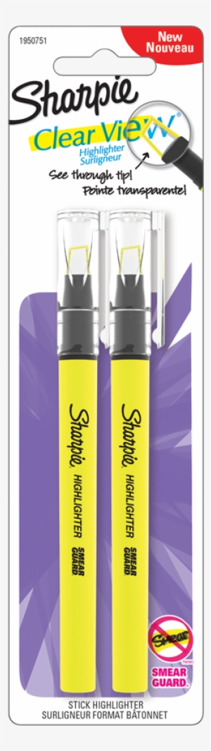 Product Image - Sanford 1950745 Clearview Highlighters 3/pkg - Yellow