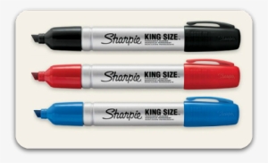 Sharpie King Size Permanent Marker, Black, 12-pack