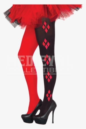 Adult Harley Quinn Tights - Harley Quinn
