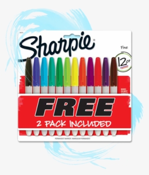 Sharpie Fine Point Permanent Markers, Set Of 12 - Sharpie 12 Fine Point Permanent Markers