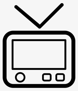 Vintage Retro Tv Monitor - Free Tv Symbol