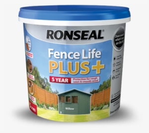 Fence Life Plus 5l 2015 Willow - Ronseal Fence Life Plus