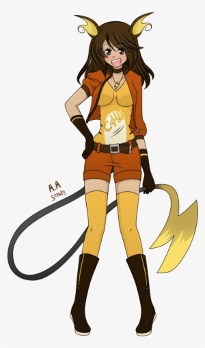 Raichu Gijinka Condesa By Sendmealetter-d4qmbic - Raichu