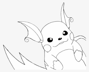 Picture Free Stock Lineart Four By Josiethetimberwolf - Raichu Lineart